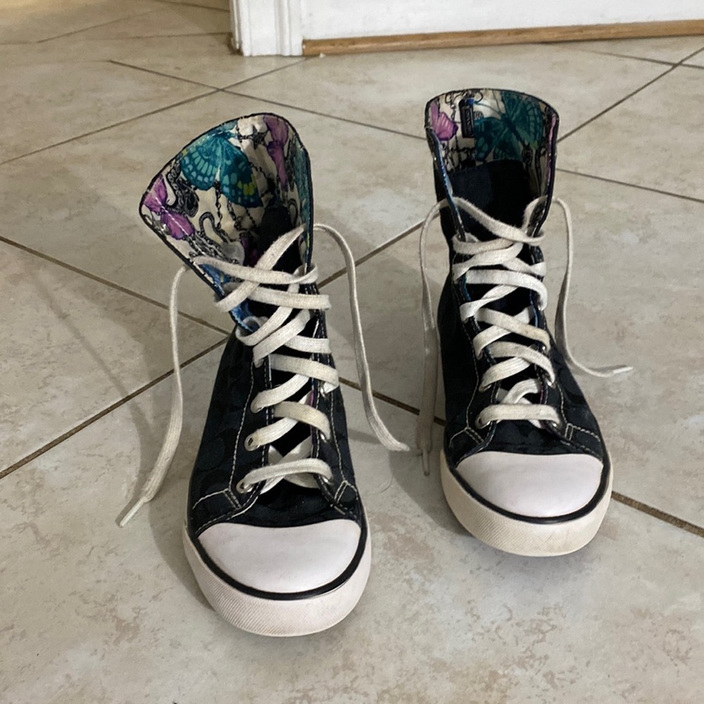 Coach Vintage Butterfly high top